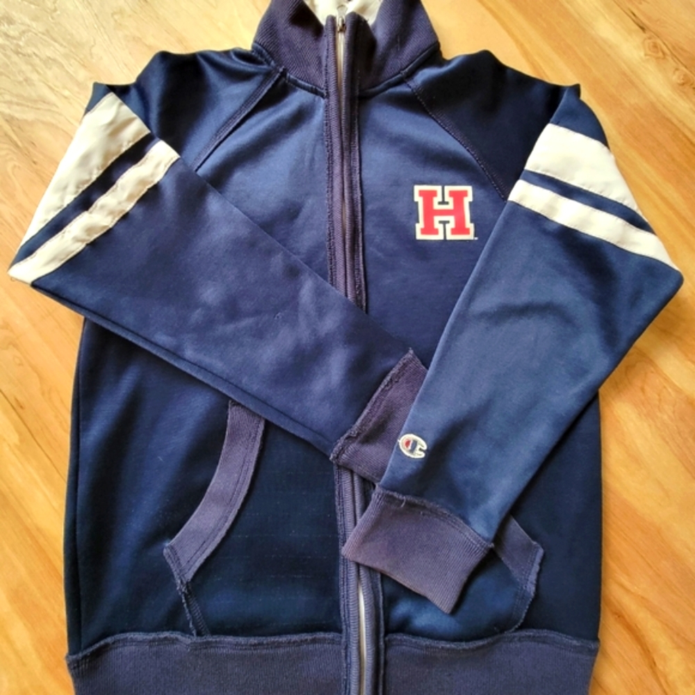 VINTAGE ALERT: Howard University Zip Up Jacket by Champion Sz Medium